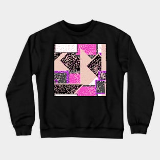 Sport Geometric Woman Fashion Background Pattern Crewneck Sweatshirt